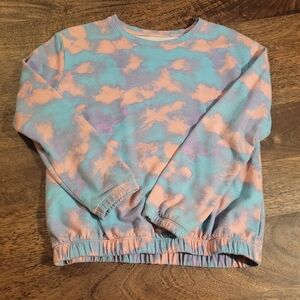 BCG Kids Long Sleeve Tie-Dye Shirt - Blue and Pink